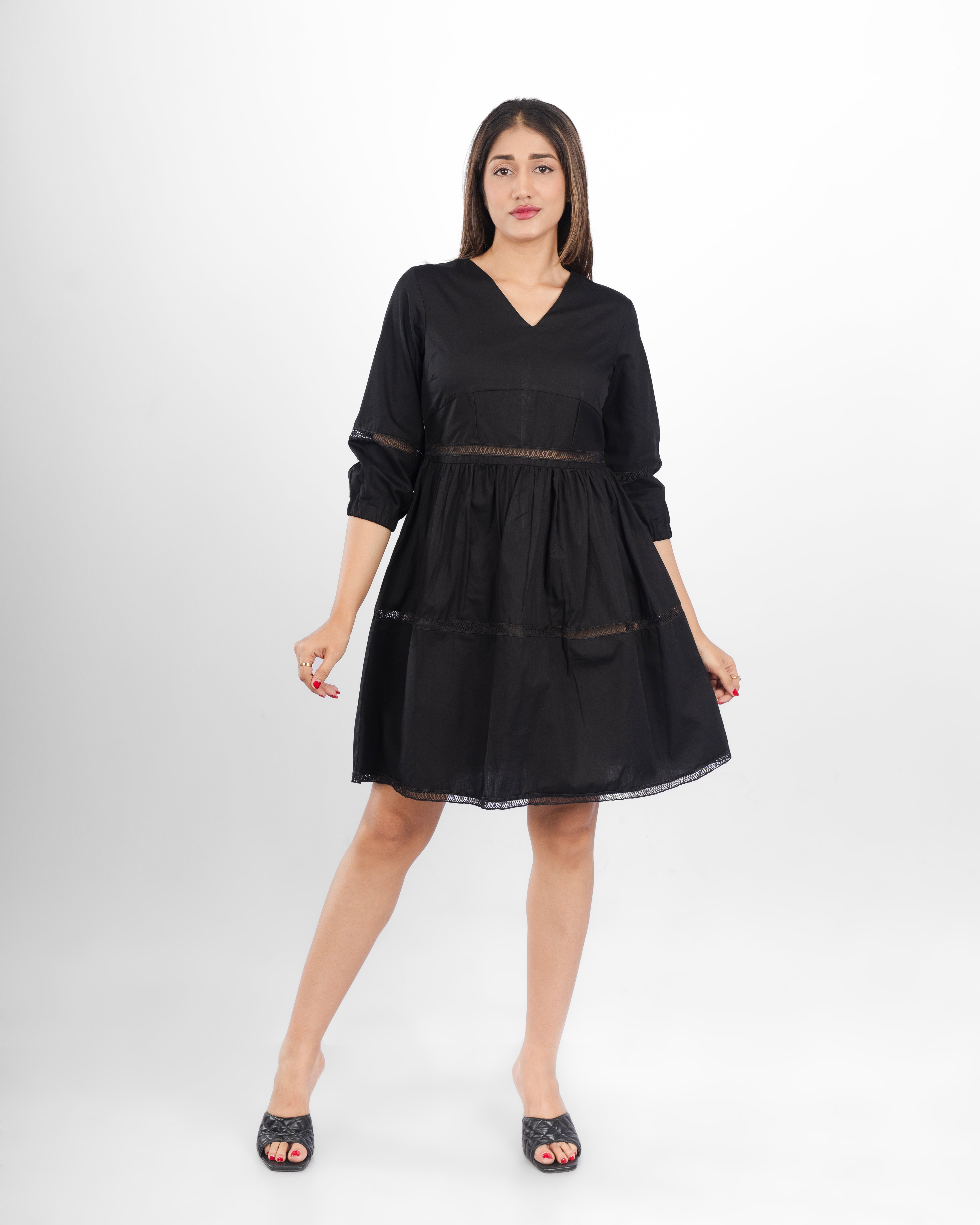 Lace Charm Mini Dress