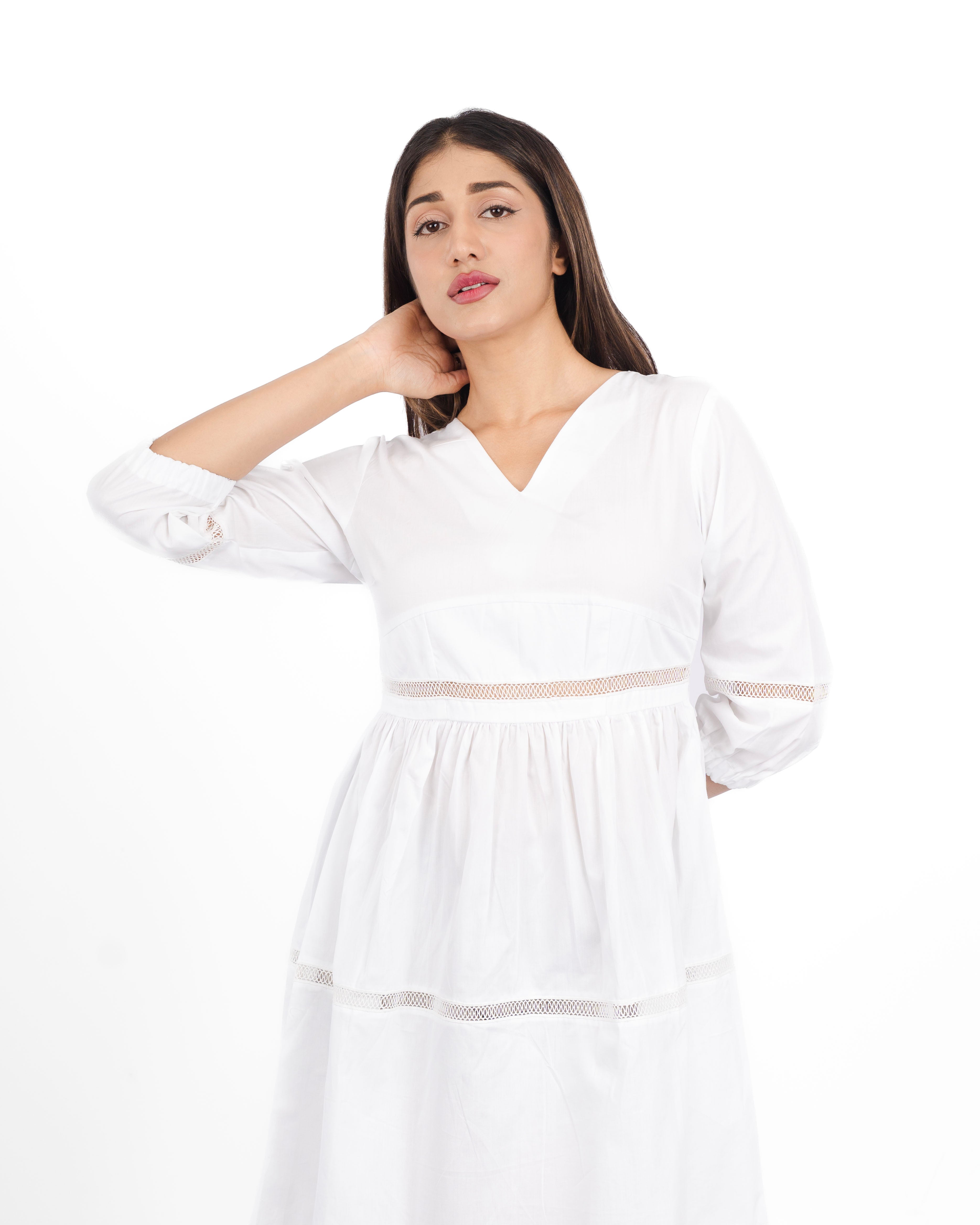 Lace Charm Mini Dress