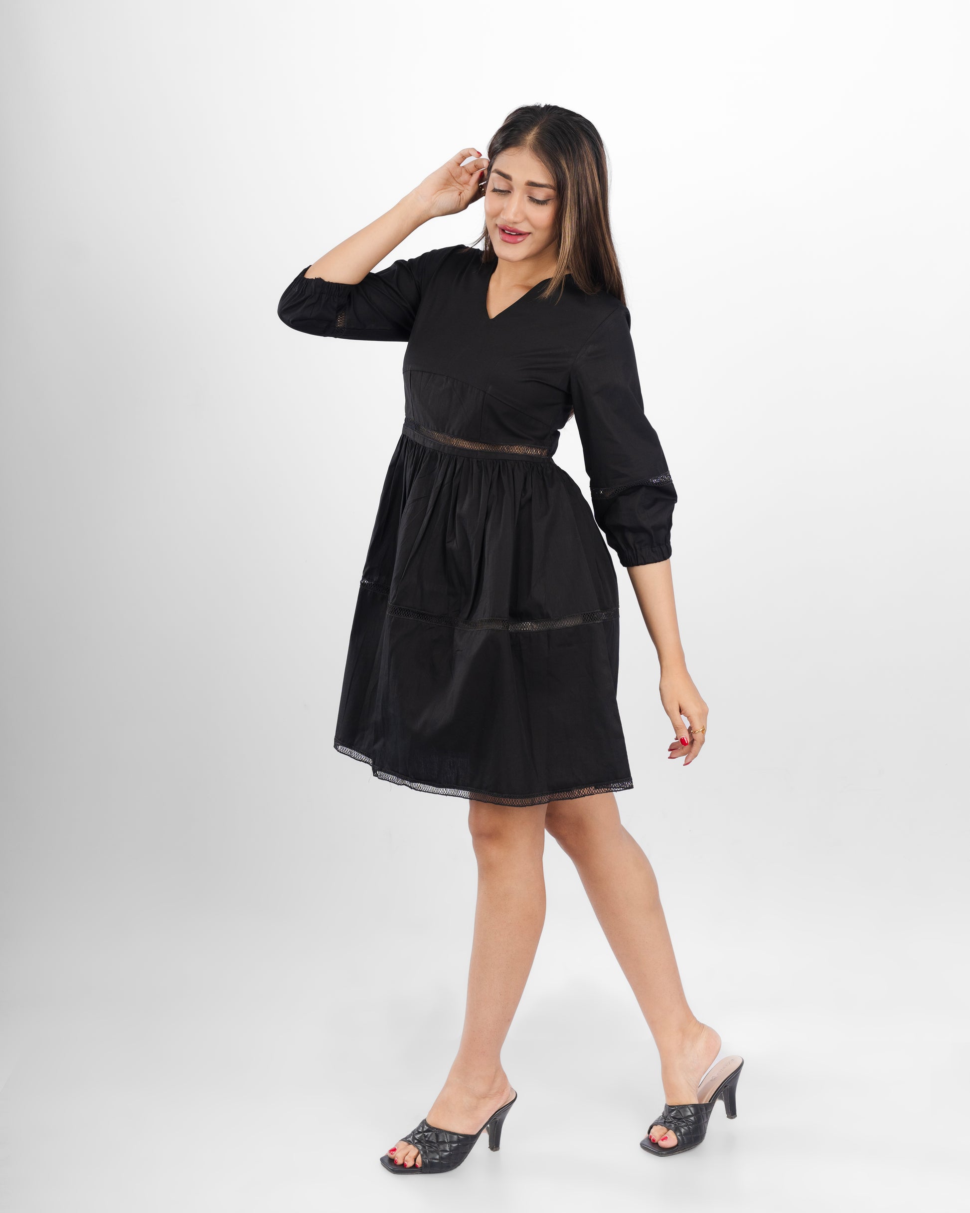 Lace Charm Mini Dress